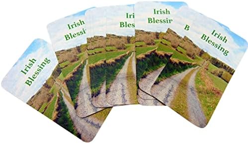 Westmon Works Irish Blessing Holy Card Pack May A Orração da Rodovia na Irlanda Feito nos EUA, conjunto de 10