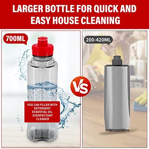 MOPs de spray resistentes para limpeza de piso Microfiber Spray Map com garrafa de 700 ml de recarga e 3 almofadas laváveis ​​para o chão seco com laminado de madeira laminada de madeira giratória de 360 ​​graus