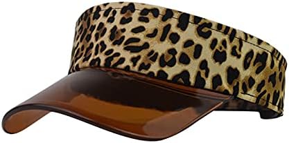 Visor Hats Protection Protection feminino impressão Baseball Cap Sun Fashion Leopard Baseball Caps