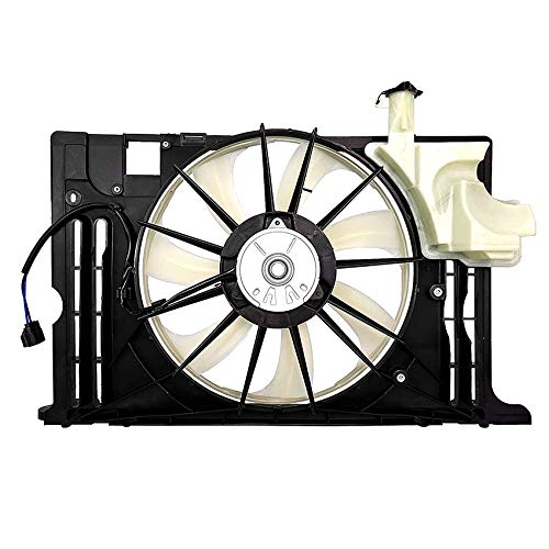 Rareelectrical New Cooling Fan Compatible with Toyota Corolla 2017-2019 by Part Number 163610T040 163610T041 163630T020 167110T130