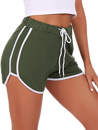 HPOAF shorts atléticos femininos ioga calças curtas Treino casual ao ar livre shorts esportivos ativos