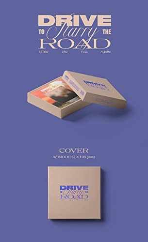 Astro - Dirija até a Estrada Starry [Road Ver.] 3º Álbum+Pôster dobrado+Fotocards Extra Set/K -pop selado