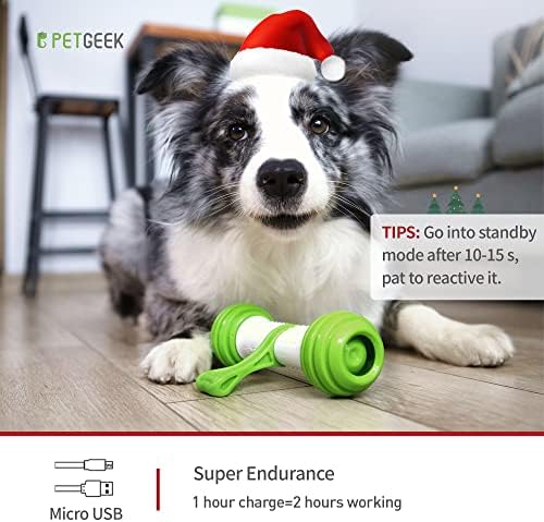 Petgeek Training Dog Treat Dispenser e brinquedo interativo automático de cães, brinquedos para cães brinquedos auto -entretenimento