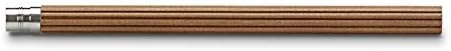 Graf von Faber -Castell Perfect Lápis RECILL - Conjunto de 5 lápis de bolso de madeira de cedro marrom