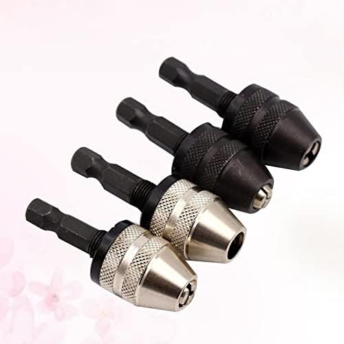 FAUUCHE CHUCK MINI LIGO DE LIGADA DE 3 ilhas de broca de drill sem chave do adaptador de perfuração Adaptador de conversor para manter 0,3-6,5 mm Bits Ferramenta de conversor Ferramenta Mão do rotativo Ferramentas rotativas