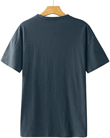 Independence Day Print camisetas para mulheres camisa de beisebol de grandes dimensões Halve Slevas Crew Tops Tops de grandes