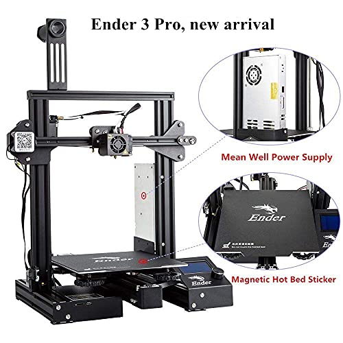 Creality Ender 3 Pro 3D Impressora e Atualizar Creality Cinza Extrusor Alimentador de alimentador de alimentação 3D Kit de impressora