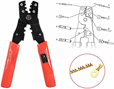 Engenheiro ieaseqz alicates mini alicates multifuncionais Crimper Stripper Crimping Tripping Tripping Cutting Tools DuPont