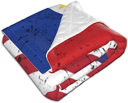 Bandeira americana e filipina Filipinas Bandeira Cobertores Super Soft Baby Baby Baby Essentials Quilt 30 x40