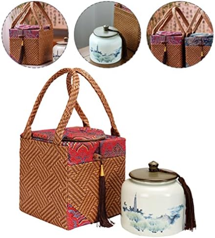 Zerodeko Coffee Presente Tea Tin 1 conjunto Jar de armazenamento de alimentos cerâmica Vintage Kitch Tea Storage Storage