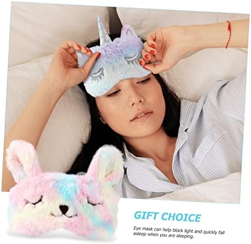 Doitool 3pcs Máscara de dormir para crianças para crianças olhos macios
