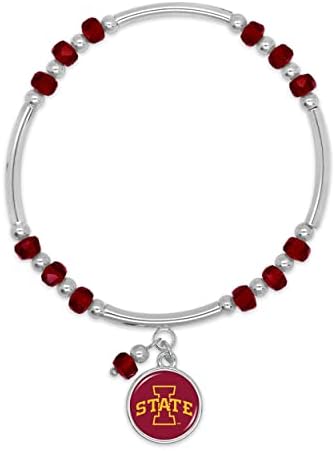 Do coração Iowa State Cyclones Ivy Stretch Bracelet Jewelry Gift Isu