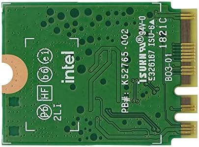 Lian MO para laptop Nic Intel AX210 Wi-Fi 6E sem fio Nic suporta Banda de 6 GHz também suporta Bluetooth 5.2, 2x2 Antenas, velocidade