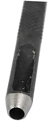 Nova junta de couro LON0167 apresentava cinto de cinta de cinta oco Hollow eficácia orifício de eficácia Punch Hand Tool Black 3mm Dia
