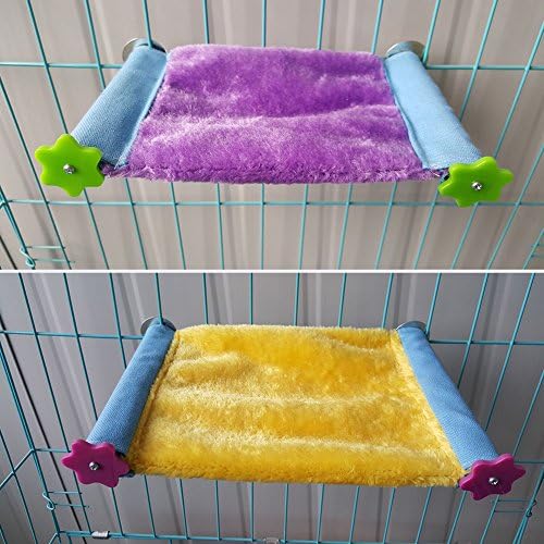 Inverno A quente da casa de ninho de ninho de cama Toy Hammock Toy para Pet Parrot periquito