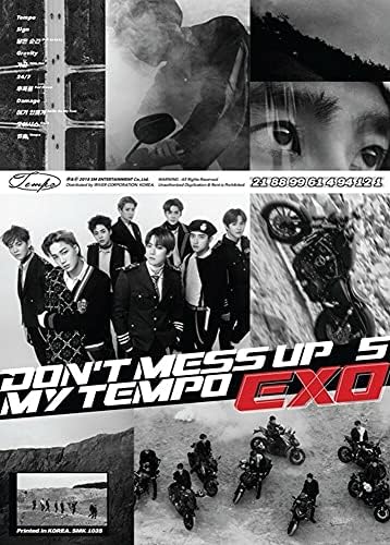 K-pop EXO 5º Álbum [Don't Mess Mess Up My Tempo] Random Ver. CD+Photobook+Fotocard selado