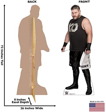Pessoas de papelão Kevin Owens Salto de papelão de tamanho de vida - WWE