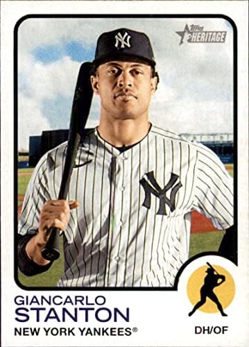 2022 Topps Heritage #225 Giancarlo Stanton New York Yankees NM-MT MLB Baseball