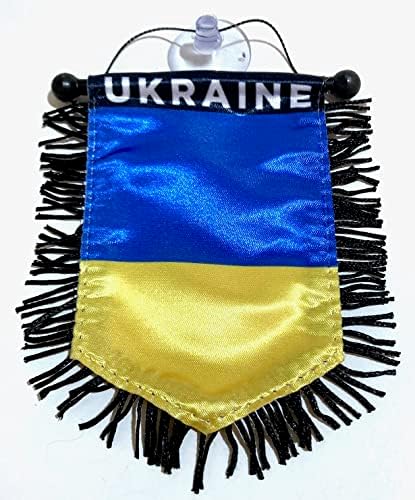 Bandeira da Ucrânia para acessórios de carro
