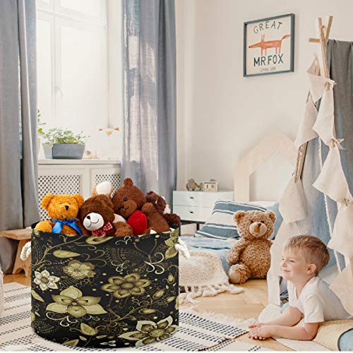 VISESUNNY COLENTSÍVEL CASCO DE GRANDE CAPACIDADE Black Floral Fluste Butterfly Roupas de brinquedo Toy Toy Tow