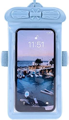 Caixa de telefone Vaxson, compatível com TCL 304 Bolsa à prova d'água Bolsa seca [não filme de protetor de tela] Blue