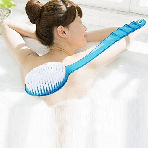 Escovas de corpo escova de banho de banho punhal de banheira longa escova macia costas traseiro cego esfoliam escovas de massagem