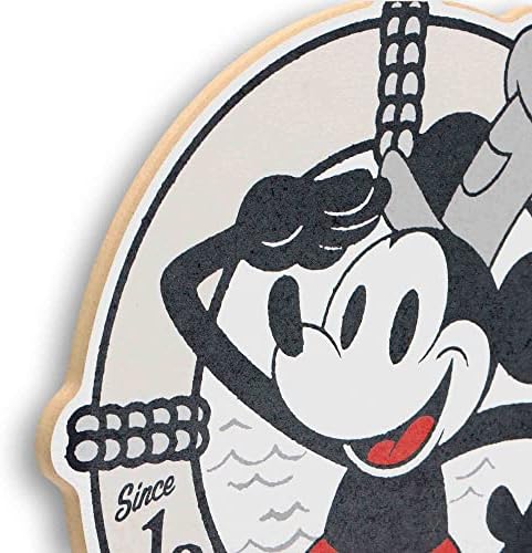 Marcas de estrada aberta Disney 100º aniversário Mickey Mouse como barco a vapor Willie Bóia Decoração de parede de madeira -