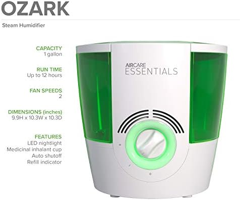 Aircare sussurre umidificador de vapor silencioso -zark