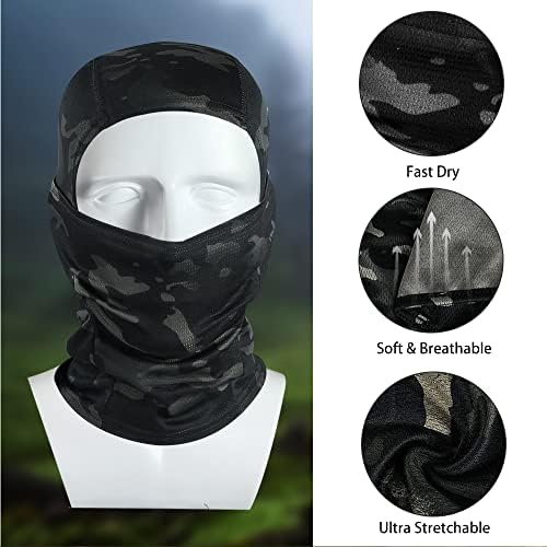 Máscara de face máscara militar Bandana Balaclava Hood Headwear para homens Mulheres Treinamento tático Ciclismo de esqui