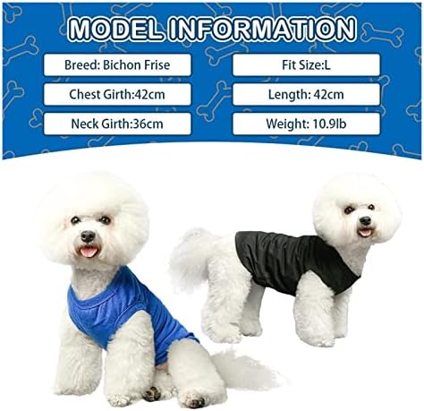 Zyxm Dog Pet para roupas Camisetas em branco de cachorro Camisetas de cachorro de cor sólida Vestuário