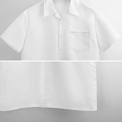 Fox fox e marcou camisas masculinas de manga curta para baixo blusa camiseta casual camisetas de praia com bolso