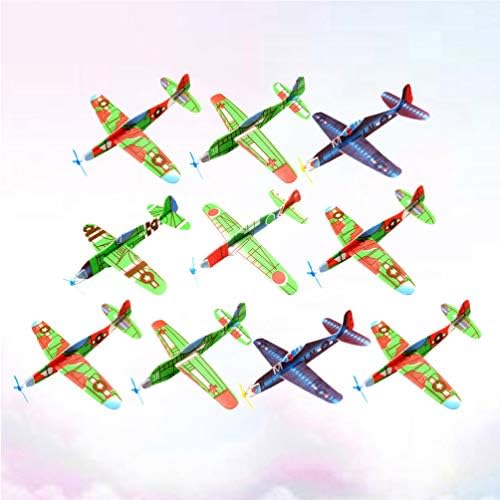 PretyZoom Flying Planes Toys Toys Hand Plane Kids disparando modelo de planador de brinquedos voadores para festa de avião ao ar livre Random Color 20pcs