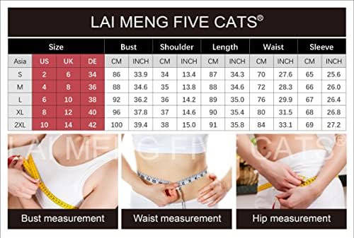 Lai Meng Five Cats Feminino Feminino/V Pescoço Floral Print Casual Swing Mini Dress