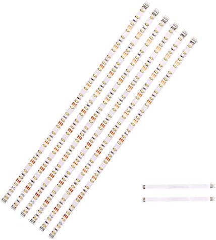 Barra de luz de extensão LED Wobane, 6pcs de 20 polegadas, 3pin Luz de tira, acessórios 4000k White natural