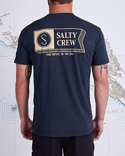 Camiseta Salty Crew 3D Alpha Premium - Black