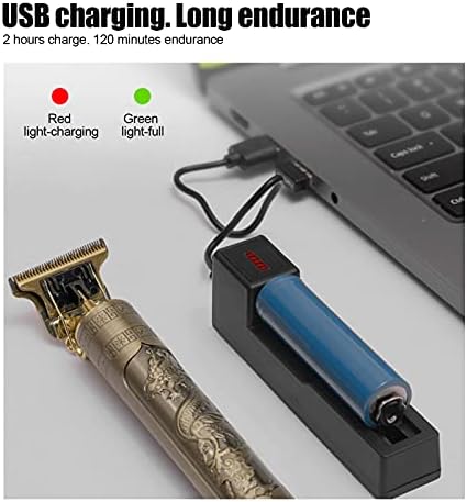 Shanrya Electric Hair Clipper, Chavet Clipper USB Charging for Travel for Life for Studio para casa