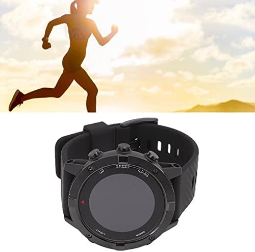 SPYMINNNPOO GPS Sports Watch, Screen de rota LCD à prova d'água Monitor de ritmo do coração GPS Running Running for caminhh