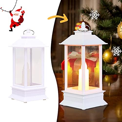 Decorações de Natal Decorações de árvore de Natal Ornamentos de Natal Decoração de Casa de Natal Pequena lanterna luminosa luminosa