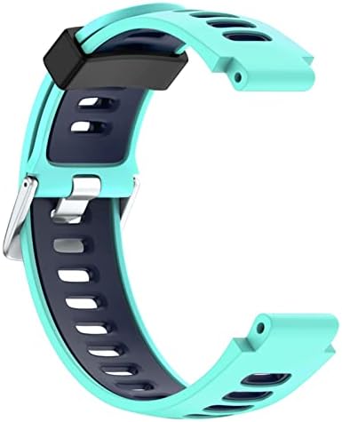 Eksil 22mm Silicone Watch Band Strap for Garmin Forerunner 220 230 235 620 630 735XT GPS Sports Watch Strap com alfinetes