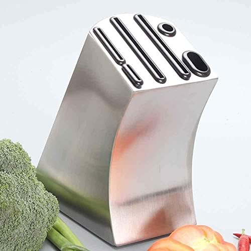 Bloco de faca de utensílios de barra de barra multifuncional Stand Stand Standless Aço de cozinha Acessórios para ferramentas de cozinha armazenamento Bloco de faca de faca durável