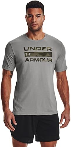 Under Armour masculino emitem uma camiseta de manga curta de Wordmark
