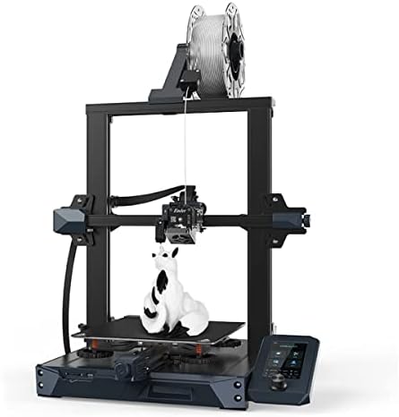 Creality 3D Printer Ender 3 S1 com nivelamento automático de Touch CR, parafuso duplo de eixo z de alta precisão, placa de