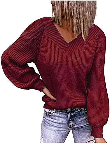 Camisolas femininas 2023 Casual suéter de malha