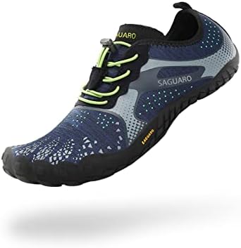 Saguaro Men's Men's Women's Barefoot Shoes minimalistas Sapatos de água atlética Sapatos de água para aqua Trailing Running