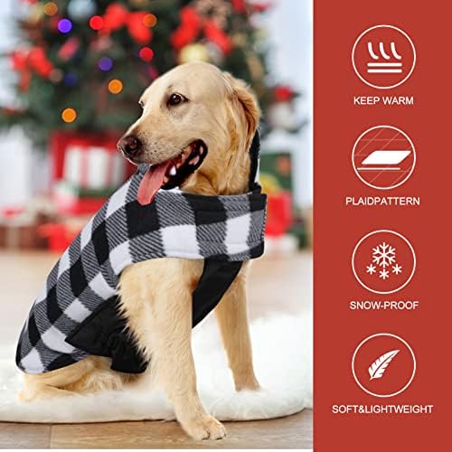 Jaquetas de cachorro Migohi para casaco de cachorro reversível à prova de vento no inverno para clima frio em estilo britânico colete