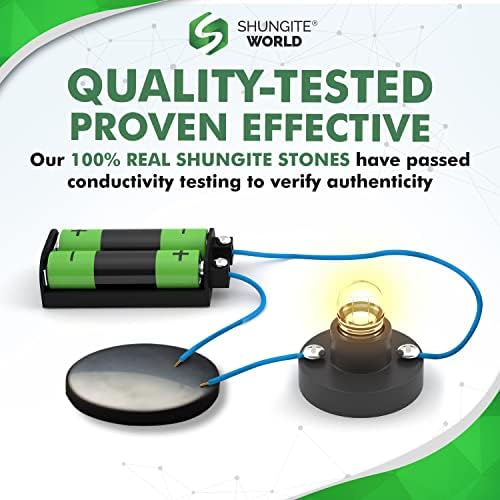 Adesivo de shungita autêntico mundial de shungita para laptop de caixa de comprimido para comprimido - Placa de proteção de pedras
