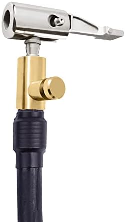 Chuck de bico de pneu de 6,5 mm de Brliantux para a inflação da bomba da bomba de pneu Schrader Conector Adaptador Adaptador de clipes Tipo de clipe Conversão de bico de clipe