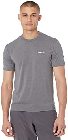 Flylow Men's Robb T - camiseta de algodão respirável para caminhada, ciclismo e corrida de trilhas