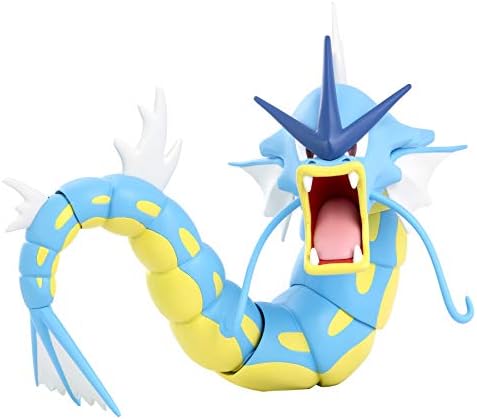 Pokemon Gyarados Figura de batalha épica de 12 polegadas - Detalhes autênticos, figura totalmente articulada - brinquedos