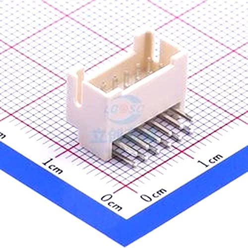 10 PCS 2x6p Pitch 2,0mm Curvido Fio de agulha a placa/conector de fio-a-fio através do orifício, p = 2,0mm-x2026wr-2x06d-46sn